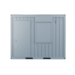 Bureau modulaire 10 pieds (1 porte, 1 fenêtre, isolation LV)