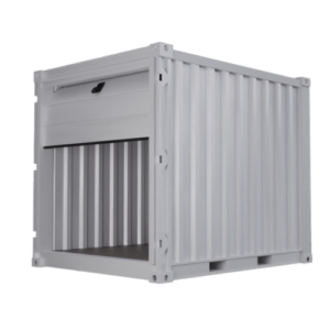 Container de stockage 10 pieds à porte sectionnelle
